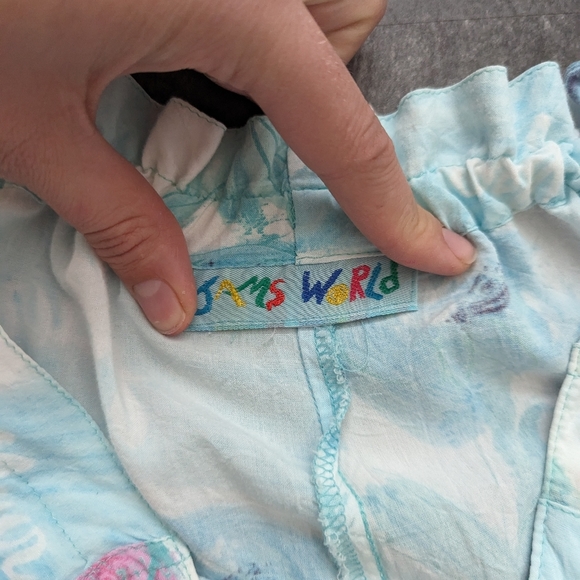 Vintage Jams world rayon capri pants medium - Picture 3 of 6